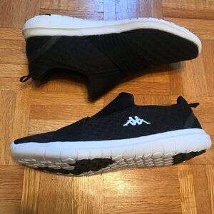 Streetwear Kappa Slip-On Sneakers Women’s EU 41 Black White Sporty Athleisure